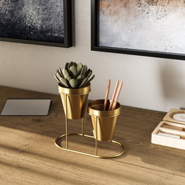 Aberto Design GED-015 Accesorio decorativo de metal dorado